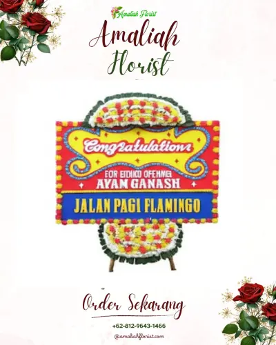 Bunga Papan Congratulation di Pamayahan